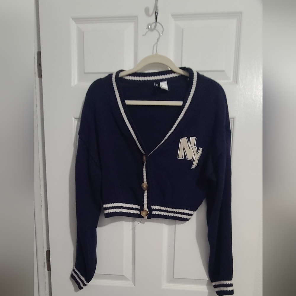 Rib-knit cardigan Divided size M